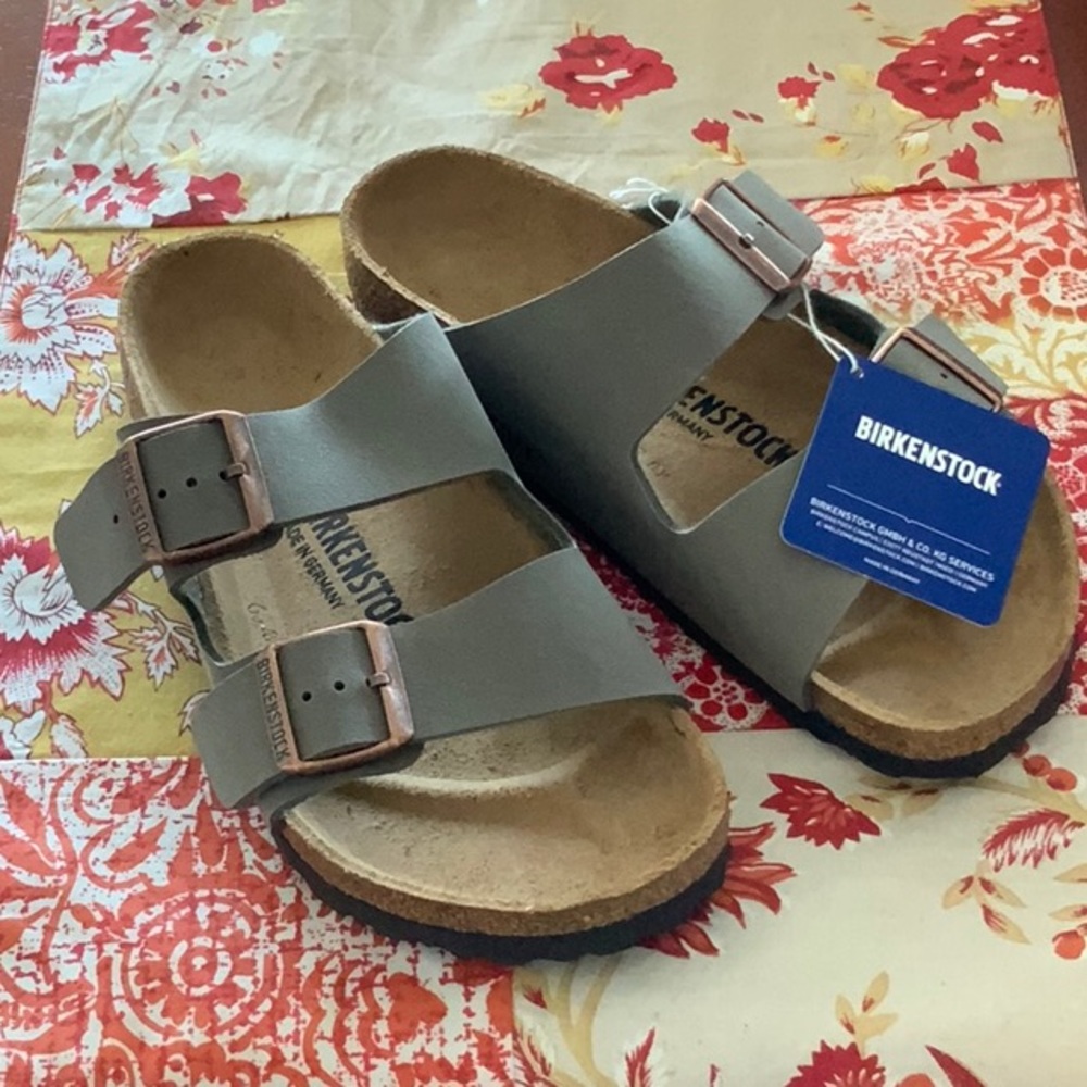 Birkenstock 7-7.5 Arizona Birkibuc Sandals